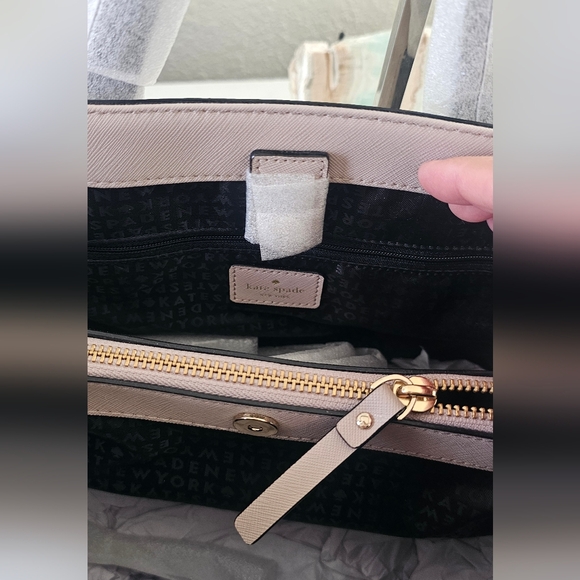 NWT Kate Spade Laurel Way Evangelie Saffiano Leather Satchel Crossbody Bag - Picture 8 of 8